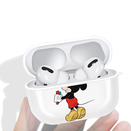 ミッキーマウス Mickey Mouse 【AirPods Pro用】ハードシェル保護ケース 耐衝撃・防指紋・カラビナ付き商品仕様