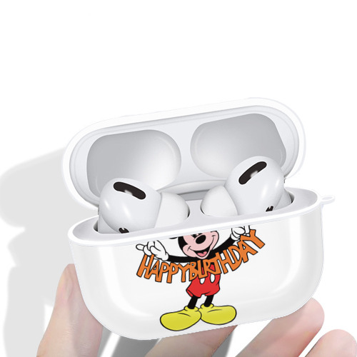 ミッキーマウス Mickey Mouse 【AirPods Pro用】ハードシェル保護ケース 耐衝撃・防指紋・カラビナ付き商品仕様