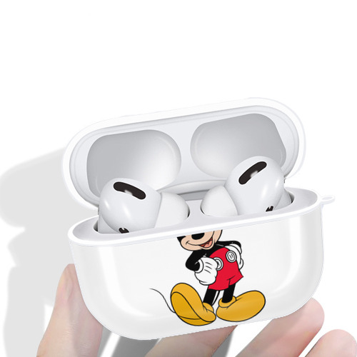 ミッキーマウス Mickey Mouse 【AirPods Pro用】ハードシェル保護ケース 耐衝撃・防指紋・カラビナ付き商品仕様
