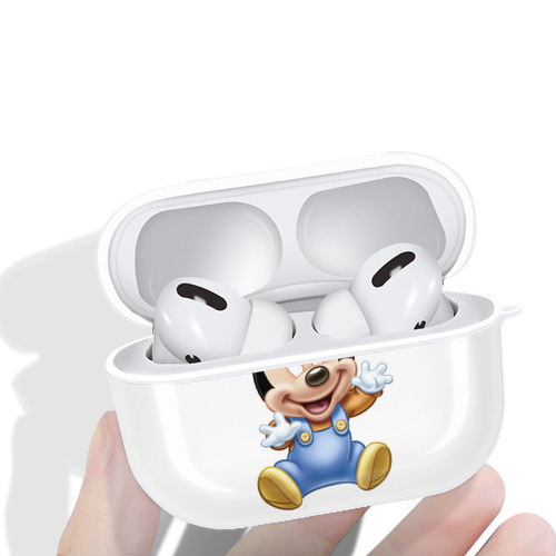 ミッキーマウス Mickey Mouse 【AirPods Pro用】ハードシェル保護ケース 耐衝撃・防指紋・カラビナ付き商品仕様