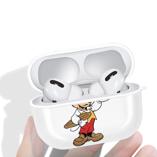ミッキーマウス Mickey Mouse 【AirPods Pro用】ハードシェル保護ケース 耐衝撃・防指紋・カラビナ付き商品仕様