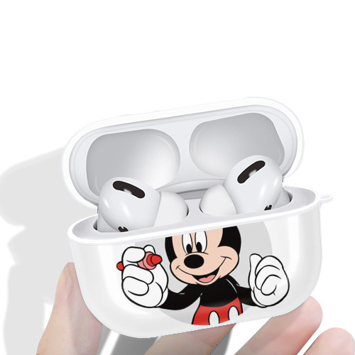 ミッキーマウス Mickey Mouse 【AirPods Pro用】ハードシェル保護ケース 耐衝撃・防指紋・カラビナ付き商品仕様