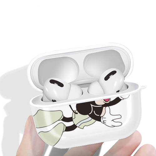ミッキーマウス Mickey Mouse 【AirPods Pro用】ハードシェル保護ケース 耐衝撃・防指紋・カラビナ付き商品仕様