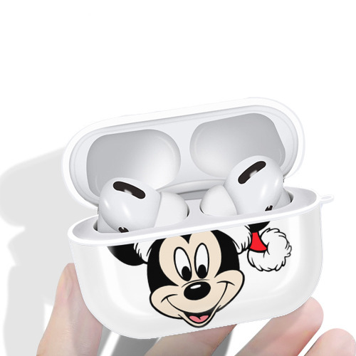 ミッキーマウス Mickey Mouse 【AirPods Pro用】ハードシェル保護ケース 耐衝撃・防指紋・カラビナ付き商品仕様