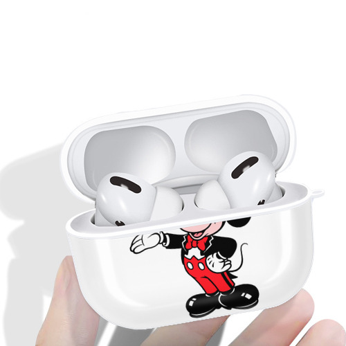 ミッキーマウス Mickey Mouse 【AirPods Pro用】ハードシェル保護ケース 耐衝撃・防指紋・カラビナ付き商品仕様