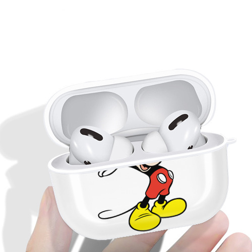ミッキーマウス Mickey Mouse 【AirPods Pro用】ハードシェル保護ケース 耐衝撃・防指紋・カラビナ付き商品仕様