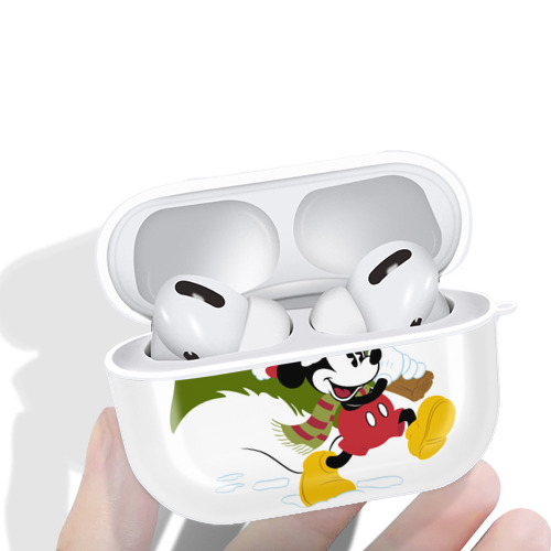 ミッキーマウス Mickey Mouse 【AirPods Pro用】ハードシェル保護ケース 耐衝撃・防指紋・カラビナ付き商品仕様