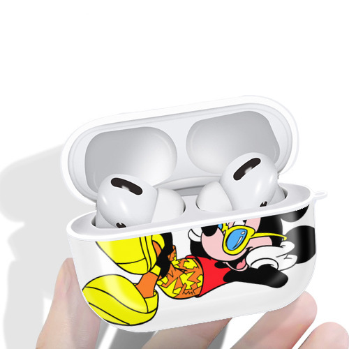 ミッキーマウス Mickey Mouse 【AirPods Pro用】ハードシェル保護ケース 耐衝撃・防指紋・カラビナ付き商品仕様