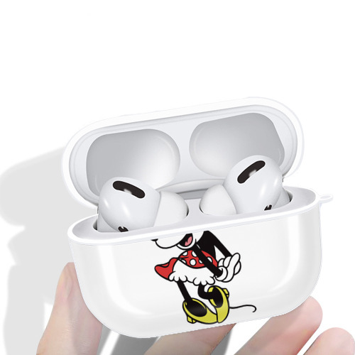 ミッキーマウス Mickey Mouse 【AirPods Pro用】ハードシェル保護ケース 耐衝撃・防指紋・カラビナ付き商品仕様
