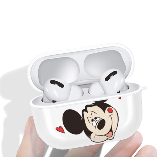ミッキーマウス Mickey Mouse 【AirPods Pro用】ハードシェル保護ケース 耐衝撃・防指紋・カラビナ付き商品仕様