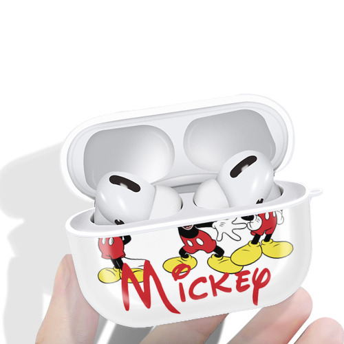 ミッキーマウス Mickey Mouse 【AirPods Pro用】ハードシェル保護ケース 耐衝撃・防指紋・カラビナ付き商品仕様
