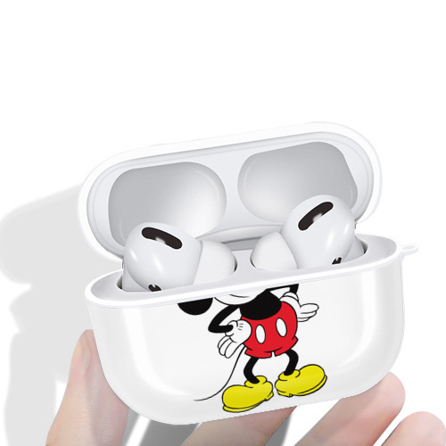 ミッキーマウス Mickey Mouse 【AirPods Pro用】ハードシェル保護ケース 耐衝撃・防指紋・カラビナ付き商品仕様