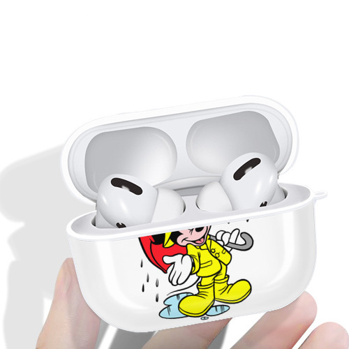 ミッキーマウス Mickey Mouse 【AirPods Pro用】ハードシェル保護ケース 耐衝撃・防指紋・カラビナ付き商品仕様