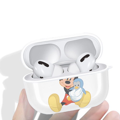 ミッキーマウス Mickey Mouse 【AirPods Pro用】ハードシェル保護ケース 耐衝撃・防指紋・カラビナ付き商品仕様