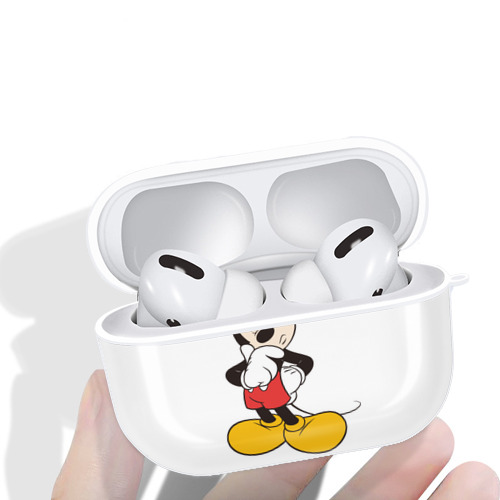 ミッキーマウス Mickey Mouse 【AirPods Pro用】ハードシェル保護ケース 耐衝撃・防指紋・カラビナ付き商品仕様