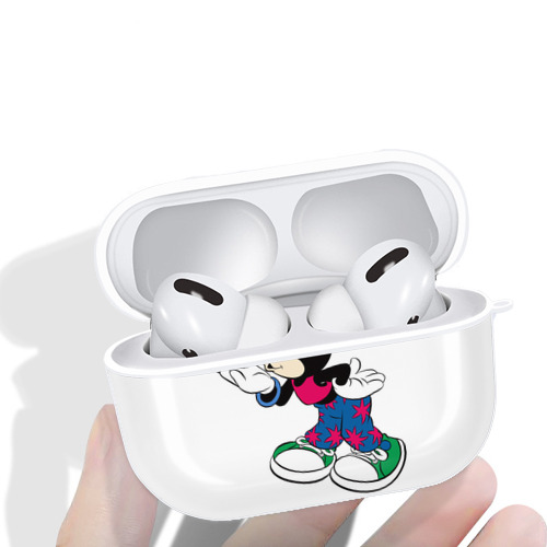 ミッキーマウス Mickey Mouse 【AirPods Pro用】ハードシェル保護ケース 耐衝撃・防指紋・カラビナ付き商品仕様