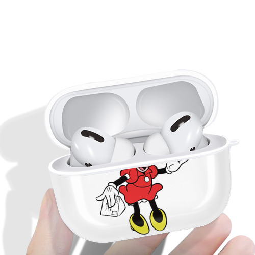 ミッキーマウス Mickey Mouse 【AirPods Pro用】ハードシェル保護ケース 耐衝撃・防指紋・カラビナ付き商品仕様