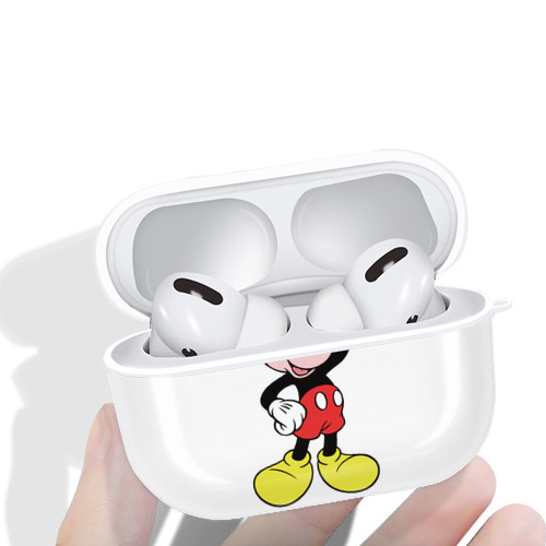 ミッキーマウス Mickey Mouse 【AirPods Pro用】ハードシェル保護ケース 耐衝撃・防指紋・カラビナ付き商品仕様