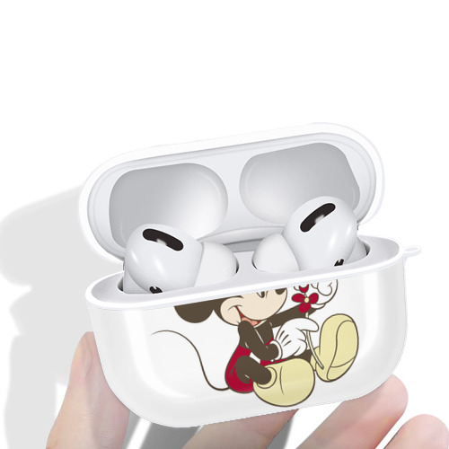 ミッキーマウス Mickey Mouse 【AirPods Pro用】ハードシェル保護ケース 耐衝撃・防指紋・カラビナ付き商品仕様
