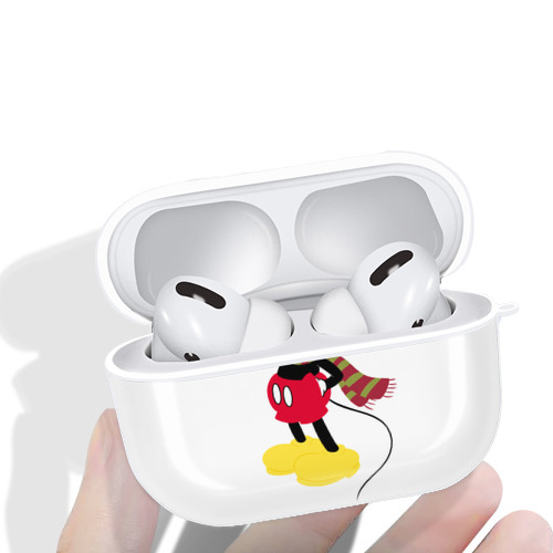 ミッキーマウス Mickey Mouse 【AirPods Pro用】ハードシェル保護ケース 耐衝撃・防指紋・カラビナ付き商品仕様