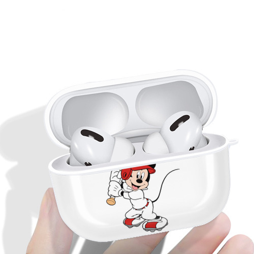 ミッキーマウス Mickey Mouse 【AirPods Pro用】ハードシェル保護ケース 耐衝撃・防指紋・カラビナ付き商品仕様