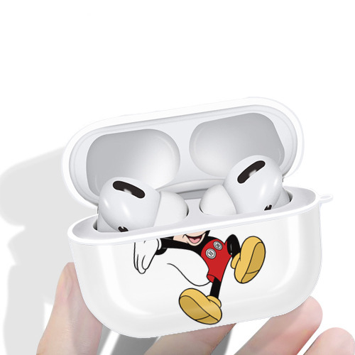 ミッキーマウス Mickey Mouse 【AirPods Pro用】ハードシェル保護ケース 耐衝撃・防指紋・カラビナ付き商品仕様
