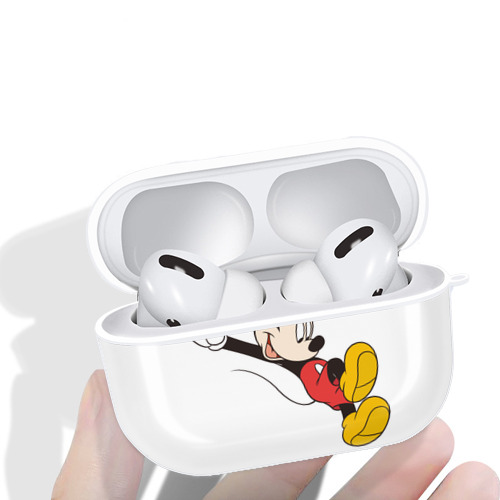 ミッキーマウス Mickey Mouse 【AirPods Pro用】ハードシェル保護ケース 耐衝撃・防指紋・カラビナ付き商品仕様
