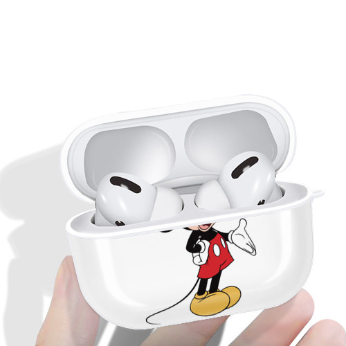 ミッキーマウス Mickey Mouse 【AirPods Pro用】ハードシェル保護ケース 耐衝撃・防指紋・カラビナ付き商品仕様