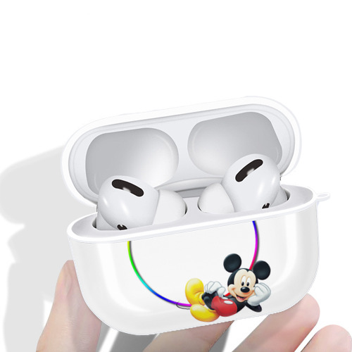 ミッキーマウス Mickey Mouse 【AirPods Pro用】ハードシェル保護ケース 耐衝撃・防指紋・カラビナ付き商品仕様