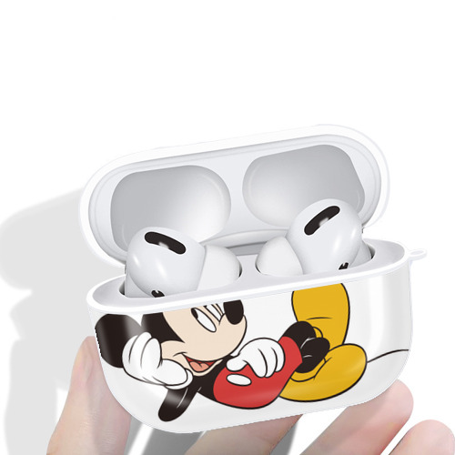 ミッキーマウス Mickey Mouse 【AirPods Pro用】ハードシェル保護ケース 耐衝撃・防指紋・カラビナ付き商品仕様