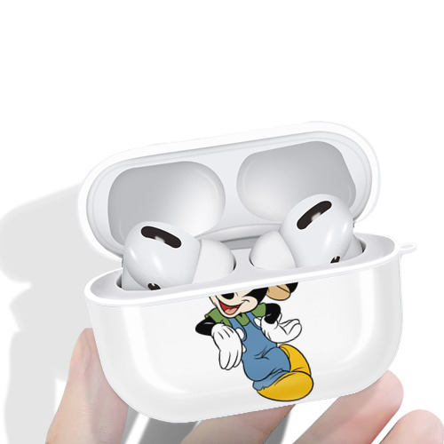 ミッキーマウス Mickey Mouse 【AirPods Pro用】ハードシェル保護ケース 耐衝撃・防指紋・カラビナ付き商品仕様