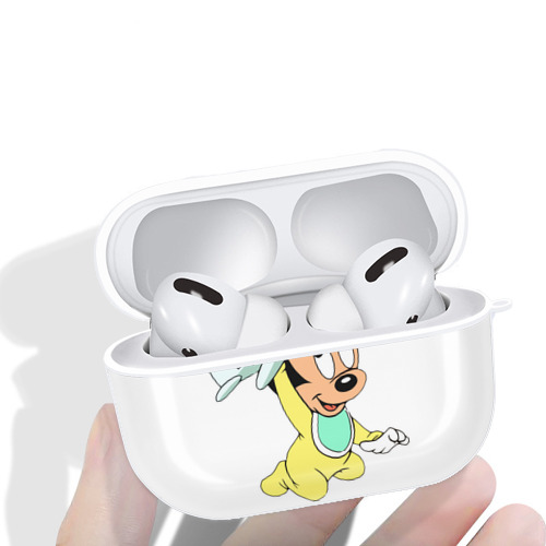 ミッキーマウス Mickey Mouse 【AirPods Pro用】ハードシェル保護ケース 耐衝撃・防指紋・カラビナ付き商品仕様
