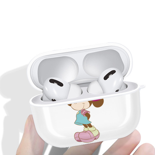 ミッキーマウス Mickey Mouse 【AirPods Pro用】ハードシェル保護ケース 耐衝撃・防指紋・カラビナ付き商品仕様