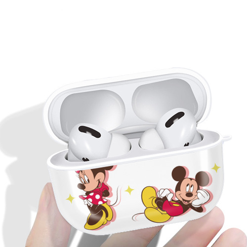 ミッキーマウス Mickey Mouse 【AirPods Pro用】ハードシェル保護ケース 耐衝撃・防指紋・カラビナ付き商品仕様
