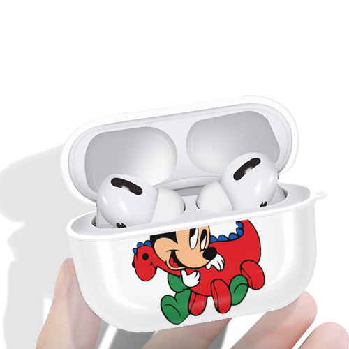 ミッキーマウス Mickey Mouse 【AirPods Pro用】ハードシェル保護ケース 耐衝撃・防指紋・カラビナ付き商品仕様