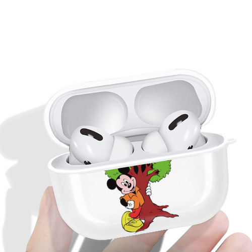 ミッキーマウス Mickey Mouse 【AirPods Pro用】ハードシェル保護ケース 耐衝撃・防指紋・カラビナ付き商品仕様