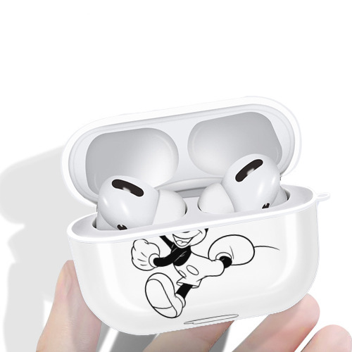 ミッキーマウス Mickey Mouse 【AirPods Pro用】ハードシェル保護ケース 耐衝撃・防指紋・カラビナ付き商品仕様