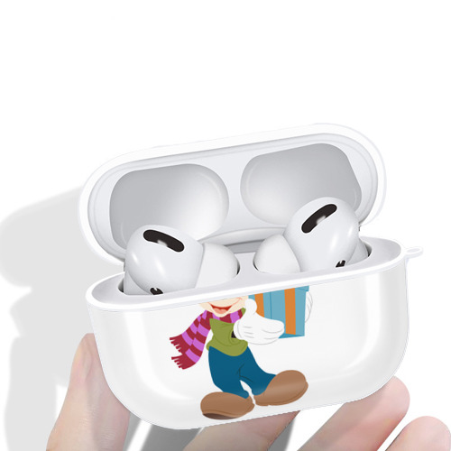 ミッキーマウス Mickey Mouse 【AirPods Pro用】ハードシェル保護ケース 耐衝撃・防指紋・カラビナ付き商品仕様