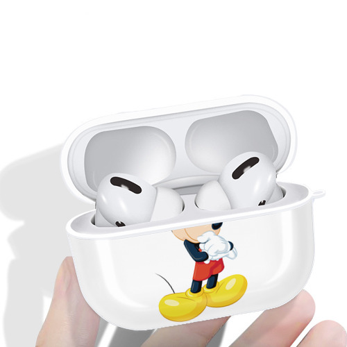 ミッキーマウス Mickey Mouse 【AirPods Pro用】ハードシェル保護ケース 耐衝撃・防指紋・カラビナ付き商品仕様