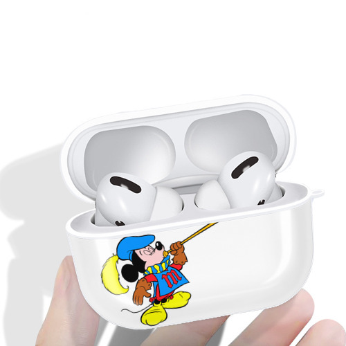 ミッキーマウス Mickey Mouse 【AirPods Pro用】ハードシェル保護ケース 耐衝撃・防指紋・カラビナ付き商品仕様
