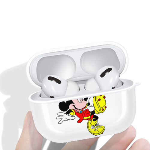 ミッキーマウス Mickey Mouse 【AirPods Pro用】ハードシェル保護ケース 耐衝撃・防指紋・カラビナ付き商品仕様
