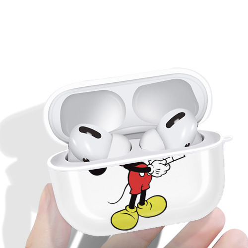ミッキーマウス Mickey Mouse 【AirPods Pro用】ハードシェル保護ケース 耐衝撃・防指紋・カラビナ付き商品仕様