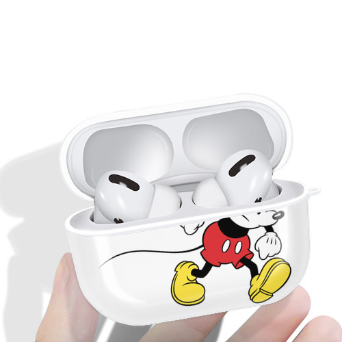 ミッキーマウス Mickey Mouse 【AirPods Pro用】ハードシェル保護ケース 耐衝撃・防指紋・カラビナ付き商品仕様