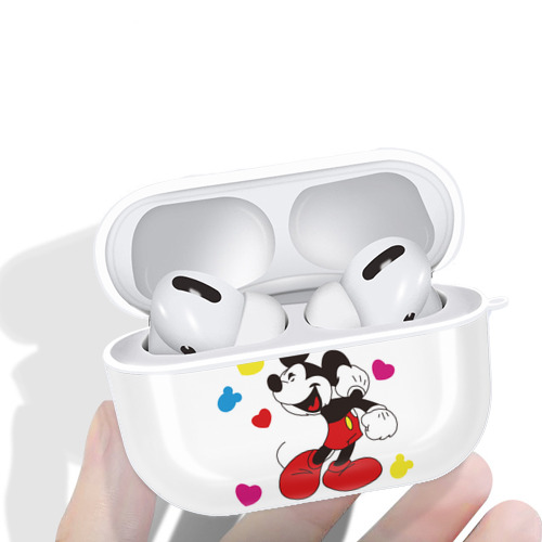 ミッキーマウス Mickey Mouse 【AirPods Pro用】ハードシェル保護ケース 耐衝撃・防指紋・カラビナ付き商品仕様