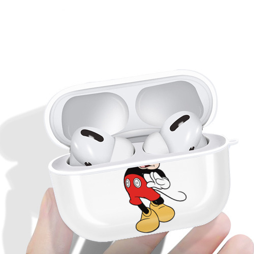 ミッキーマウス Mickey Mouse 【AirPods Pro用】ハードシェル保護ケース 耐衝撃・防指紋・カラビナ付き商品仕様