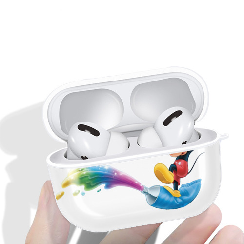 ミッキーマウス Mickey Mouse 【AirPods Pro用】ハードシェル保護ケース 耐衝撃・防指紋・カラビナ付き商品仕様