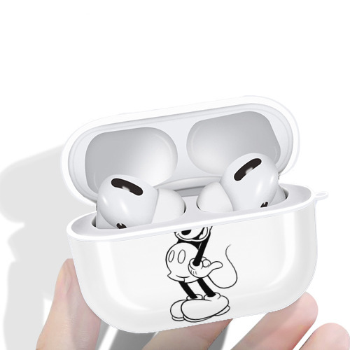 ミッキーマウス Mickey Mouse 【AirPods Pro用】ハードシェル保護ケース 耐衝撃・防指紋・カラビナ付き商品仕様