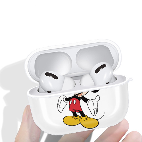 ミッキーマウス Mickey Mouse 【AirPods Pro用】ハードシェル保護ケース 耐衝撃・防指紋・カラビナ付き商品仕様