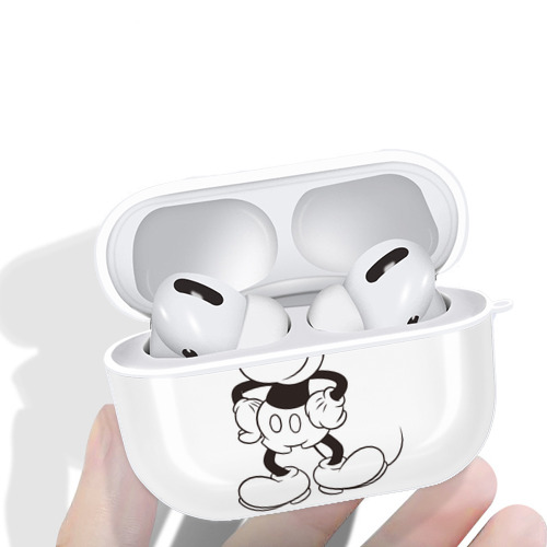 ミッキーマウス Mickey Mouse 【AirPods Pro用】ハードシェル保護ケース 耐衝撃・防指紋・カラビナ付き商品仕様
