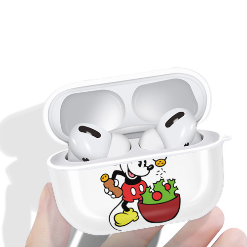 ミッキーマウス Mickey Mouse 【AirPods Pro用】ハードシェル保護ケース 耐衝撃・防指紋・カラビナ付き商品仕様